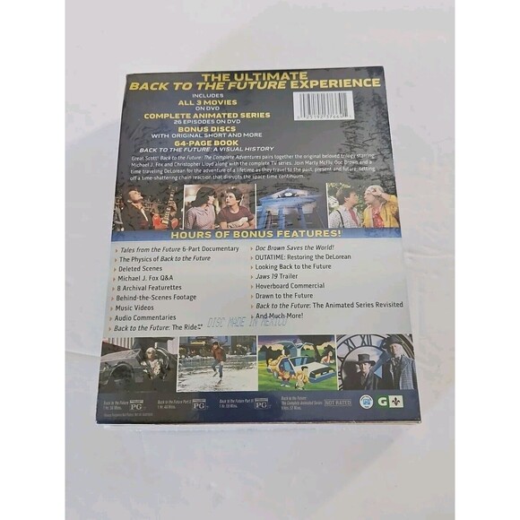 Back to the Future: The Complete Adventures New DVD Book Bonus Discs SEALED - Picture 6 of 8